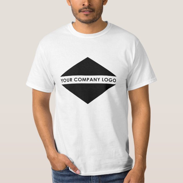 Camiseta Logotipo de negocio Mentes traseros blancos (Anverso)