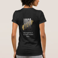 Logotipo de negocio personalizado con empleado de 