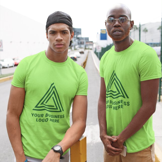 Camiseta Logotipo de negocios verde moderno (Green Logo Tees)