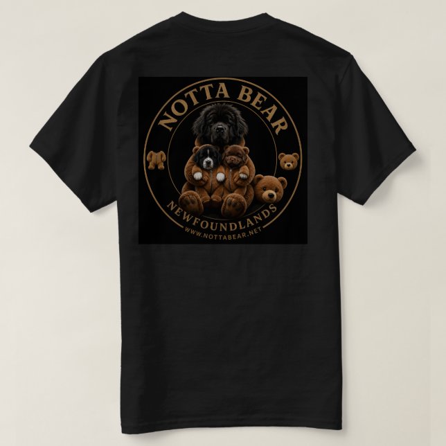 Camiseta logotipo de Notta Bear Bear (Reverso del diseño)
