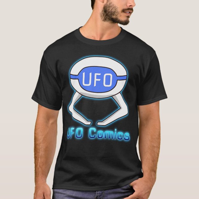 Camiseta Logotipo de Og de Comics Ufo (Anverso)