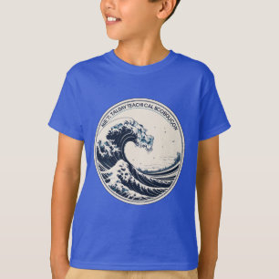 Camiseta Logotipo de onda oceánica montabeach de alto nivel