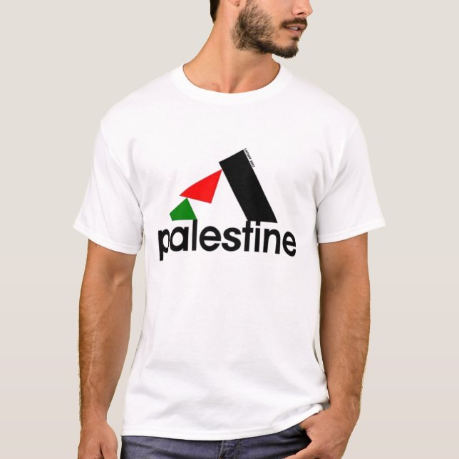 Camiseta Logotipo de Palestina (Anverso)