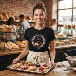 Camiseta Logotipo de panadería personalizado