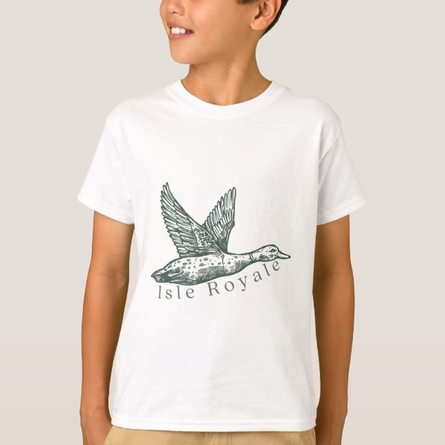 Camiseta logotipo de pato de Isla Royale (Anverso)