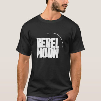 Camiseta Logotipo de película con texto blanco