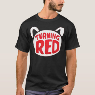 Camiseta Logotipo de película roja y blanca T-Shi