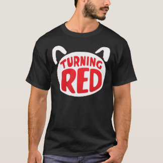 Camiseta Logotipo de película roja y blanca T-Shi
