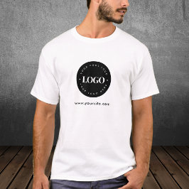Camiseta Logotipo de Personalizado mínimo simple y compañía