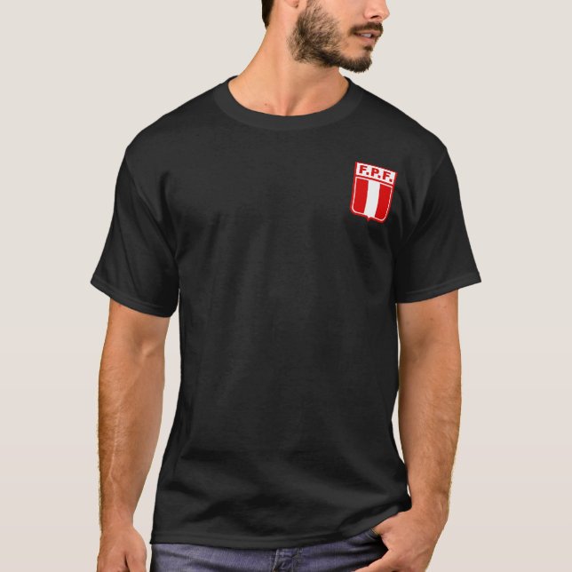 Camiseta Logotipo de Perú FPF (Anverso)