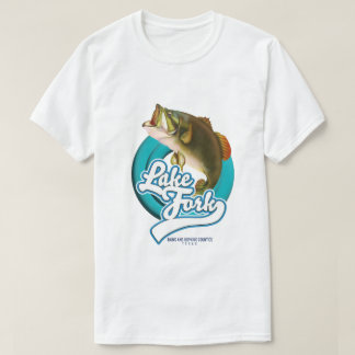 Camiseta logotipo de pesca de Lake Fork Texas.