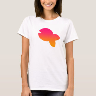 Camiseta Logotipo de pescado