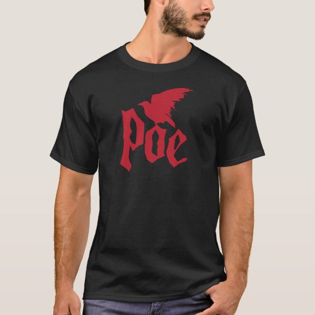Camiseta Logotipo de Poe Rojo (Anverso)