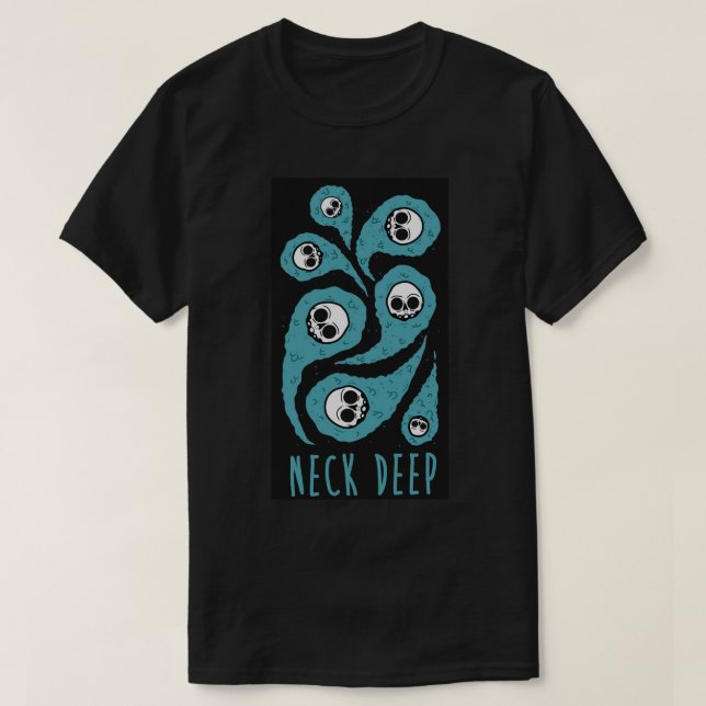 Camiseta logotipo de profundidad de cuello (Diseño del anverso)