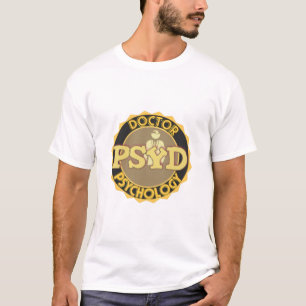 Camiseta LOGOTIPO de PsyD - MÉDICO de la PSICOLOGÍA