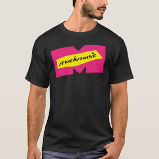 CAMISETA LOGOTIPO DE RETRO MÚSICO  