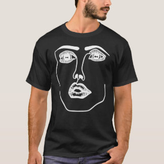 Camiseta Logotipo de revelación de cara - Blanco  