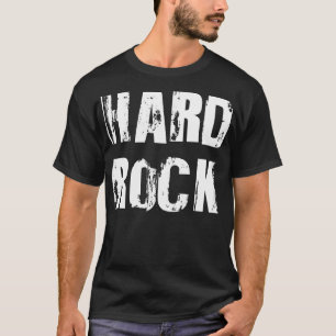Camiseta logotipo de rock duro
