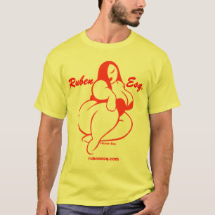 Camiseta Logotipo de Ruben Esq (rojo)