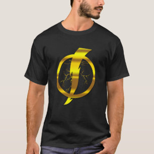 Camiseta Logotipo de shock estático