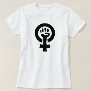 Camiseta Logotipo de símbolo feminista