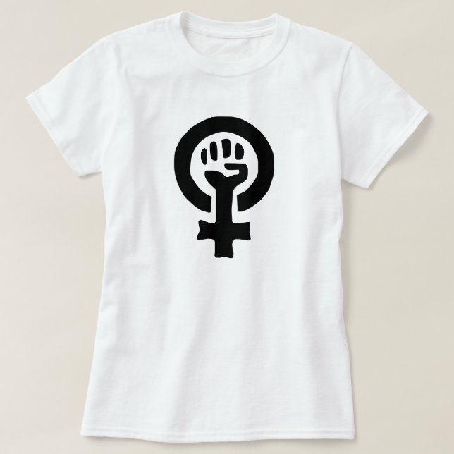 Camiseta Logotipo de símbolo feminista (Diseño del anverso)