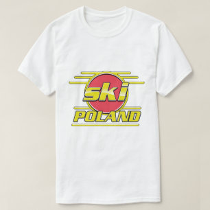 Camiseta logotipo de Ski Polonia 80