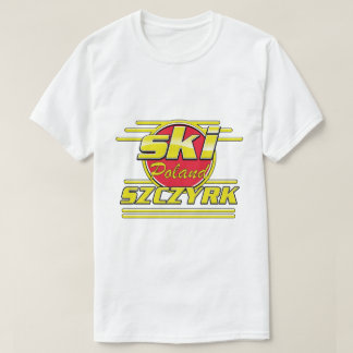 Camiseta Logotipo de Ski Szczyrk Polonia 80