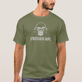 Camiseta Logotipo de Stressed Ape Studios B&W