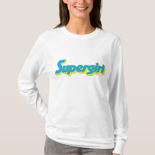 Camiseta Logotipo de superchica