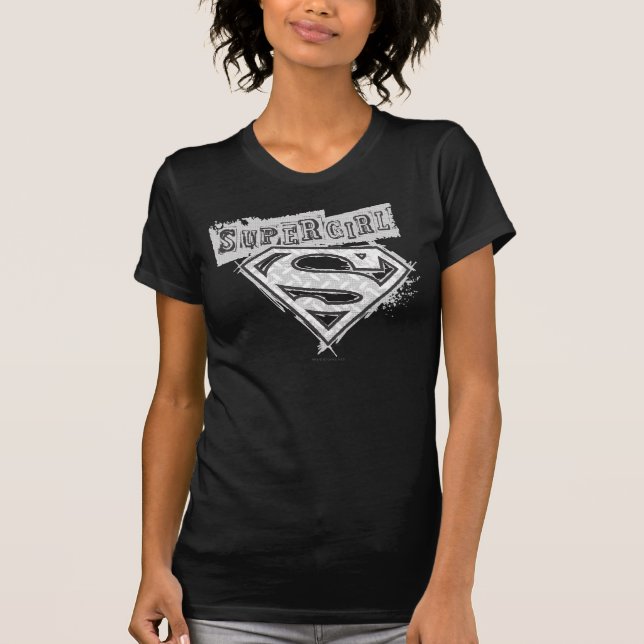 Camiseta Logotipo de superchica 1 (Anverso)