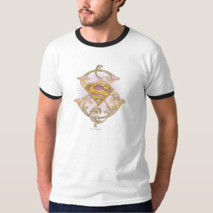 Camiseta Logotipo de Supergirl Starbust