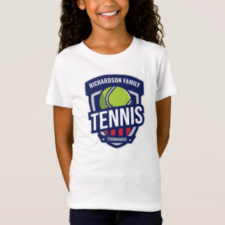 Camiseta Logotipo de tenis personalizado