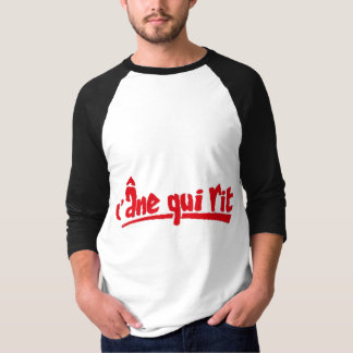 Camiseta Logotipo de texto francés del burro que se ríe