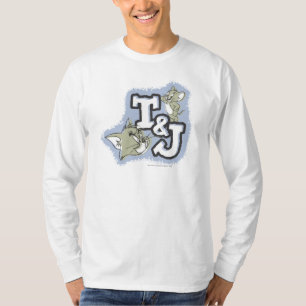 Camiseta Logotipo de Tom y Jerry T&J