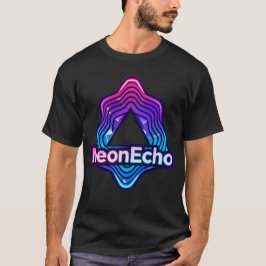 Camiseta Logotipo de triángulo futurista