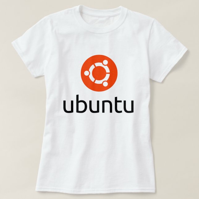 Camiseta Logotipo de Ubuntu Linux (Diseño del anverso)