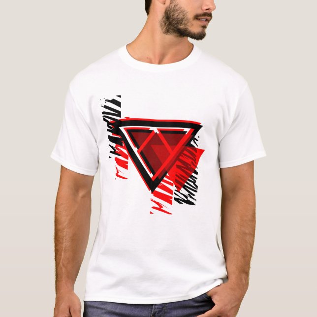 Camiseta Logotipo de Verzey del cambio rojo (Anverso)