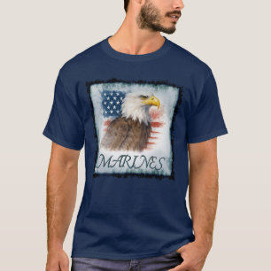 Camiseta Logotipo de veterano del Cuerpo de Marines