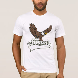 Camiseta logotipo de viaje a Albania