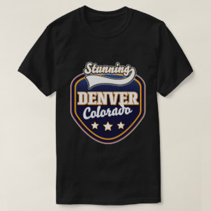 Camiseta logotipo de viaje a Denver Colorado