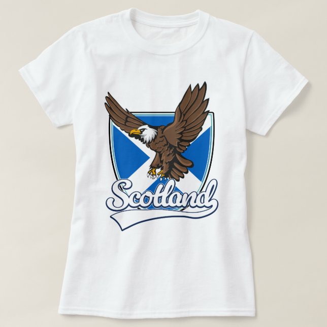 Camiseta logotipo de viaje a Escocia (Diseño del anverso)