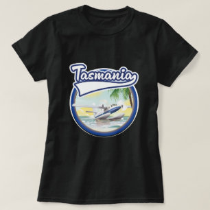 Camiseta logotipo de viaje a Tasmania