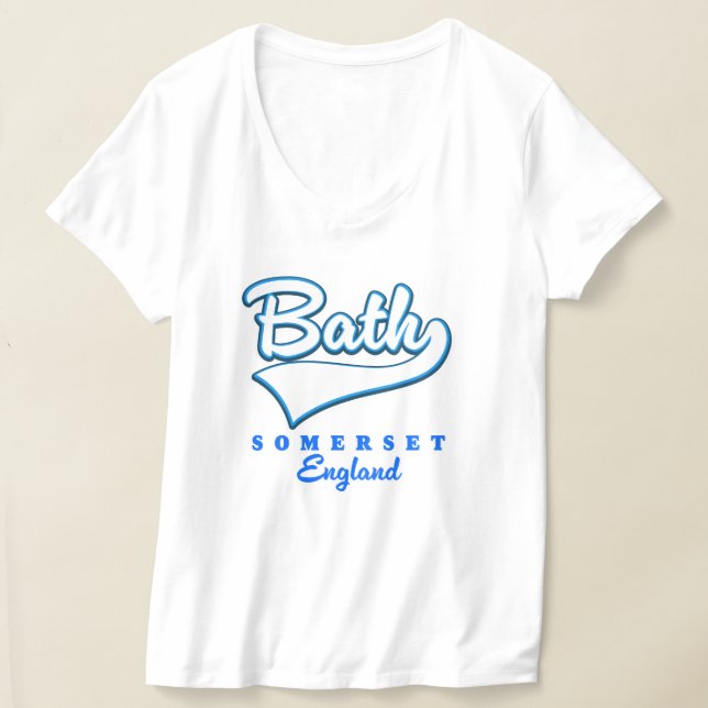 Camiseta logotipo de viaje de Bath Somerset (Distribución )