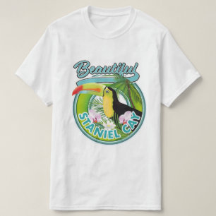 Camiseta logotipo de viaje de Staniel Cay