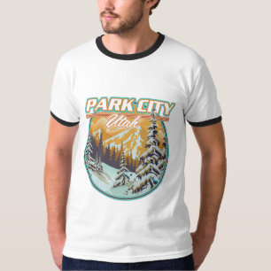 Camiseta Logotipo de viajes de Park City Utah