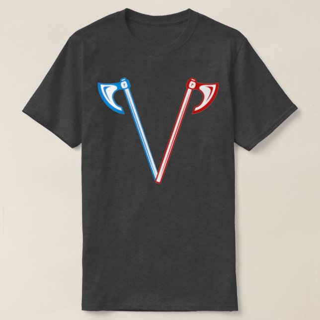 Camiseta logotipo de vikingscomillas (Diseño del anverso)