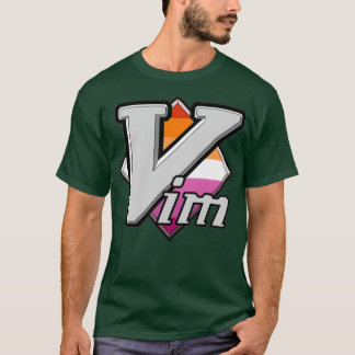 Camiseta Logotipo de Vim del Orgullo Lesbiano