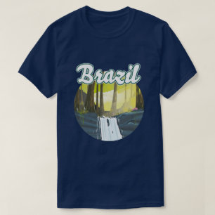 Camiseta logotipo del bosque lluvioso de Brasil