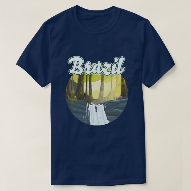 Camiseta logotipo del bosque lluvioso de Brasil (Diseño del anverso)